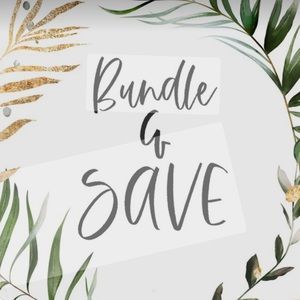 ⭐️ bundle any items with a ⭐️ for a discount!